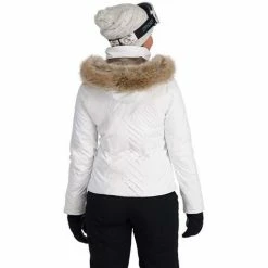 Spyder Women's Pinnacle GTX Infinium Down Jacket -Spyder Shop fw23 spyder womenspinnaclegtxinfiniumdownjacket white 2