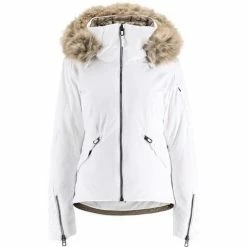 Spyder Women's Pinnacle GTX Infinium Down Jacket -Spyder Shop fw23 spyder womenspinnaclegtxinfiniumdownjacket white 4