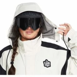 Volcom Women's Melancon Gore-Tex Jacket -Spyder Shop fw23 volcom womensmelancongoretexjacket offwhite 6