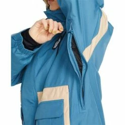 Volcom Women's Melancon Gore-Tex Jacket -Spyder Shop fw23 volcom womensmelancongoretexjacket petrolblue 5