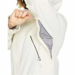 Volcom Women's Shadow Ins Jacket -Spyder Shop fw23 volcom womenssherwininsulatedjacket offwhite 5