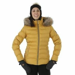 Sunice Women's Fiona Jacket With Real Fur